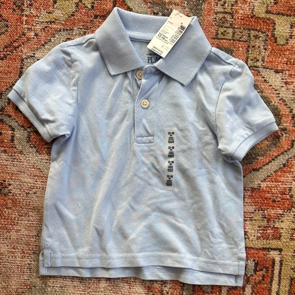 The Children's Place Light Blue Kids Polo Shirt
